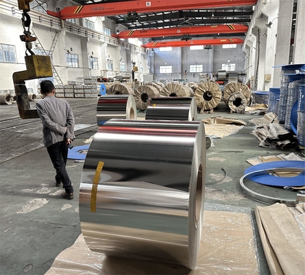 टमाटर पेस्ट के डिब्बे / खाद्य डिब्बे आवेदन के लिए कुंडल में इलेक्ट्रोलाइटिक टिनप्लेट स्टील शीट:
